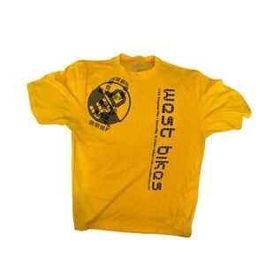 Yellow Graphic Men's Shirt